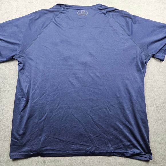 Under Armour Superman Compression Shirt Mens 3XL Navy Blue USA Flag - Picture 9 of 12